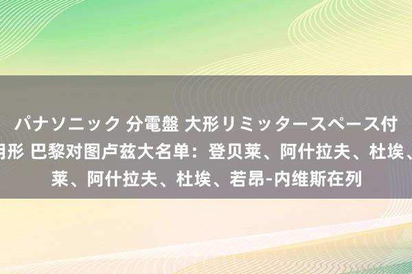 パナソニック 分電盤 大形リミッタースペース付 露出・半埋込両用形 巴黎对图卢兹大名单：登贝莱、阿什拉夫、杜埃、若昂-内维斯在列