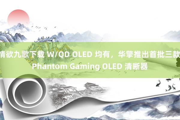 情欲九歌下载 W/QD OLED 均有，华擎推出首批三款 Phantom Gaming OLED 清晰器