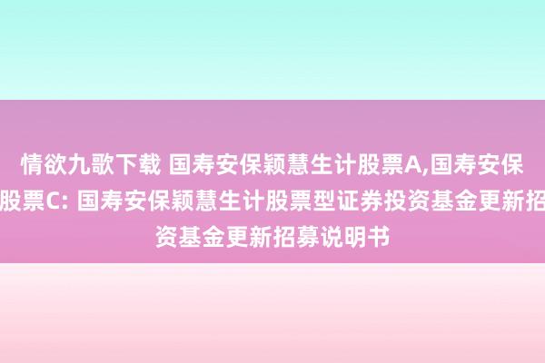 情欲九歌下载 国寿安保颖慧生计股票A，国寿安保颖慧生计股票C: 国寿安保颖慧生计股票型证券投资基金更新招募说明书